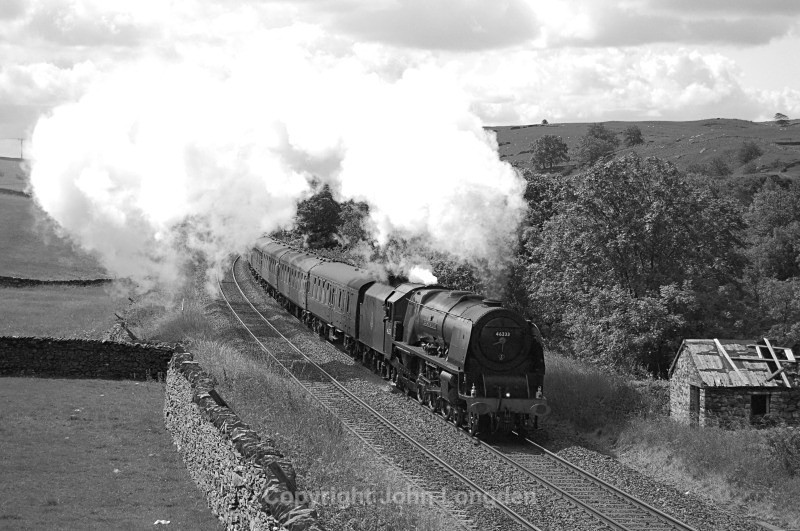 21.7.12 - LMS 'Pacific' 46233 Crewe - Carlisle CME, Helwith Bridge - Helwith Bridge