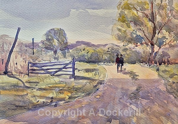 Countryside Walk - Watercolours