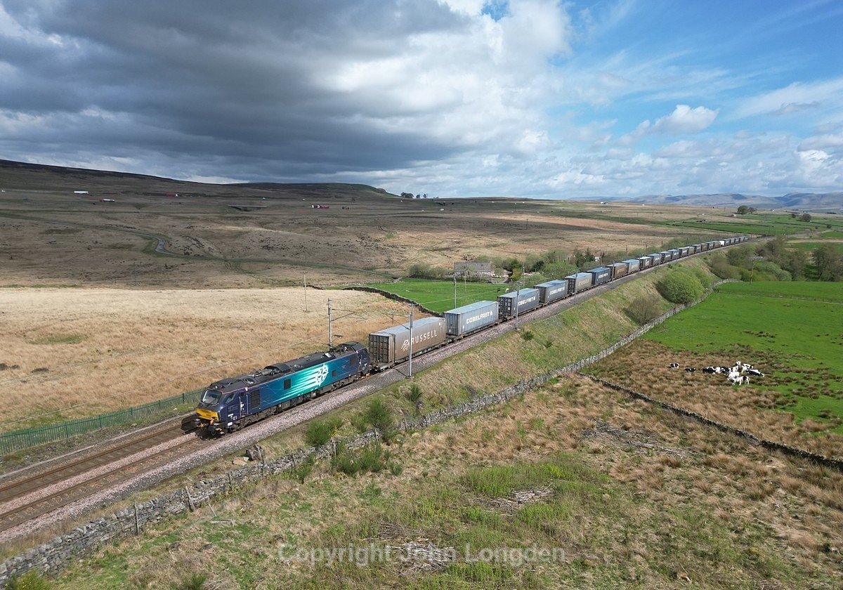 JL - 9.5.23 88006 4S44 Daventry - Mossend, Shap Wells - West Coast Main Line (north to south)