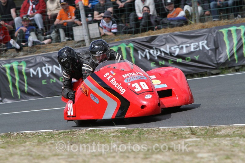 Howard Baker / Mike Killingsworth Shelbourne Honda / BK Racing - Sure Sidecar Race 1