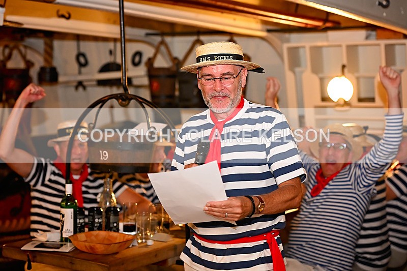 HMS PICKLE-90 - PICKLE NIGHT HMS WARRIOR 1860