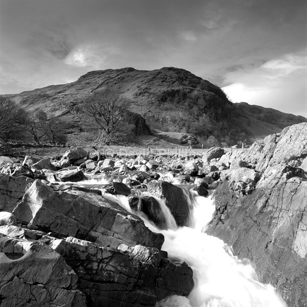 Langstrath Beck - Black and White Landscapes