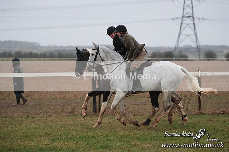 PtP 260125 247 - Cocklebarrow Point-to-Point racing with the Heythrop Hunt 26/01/25