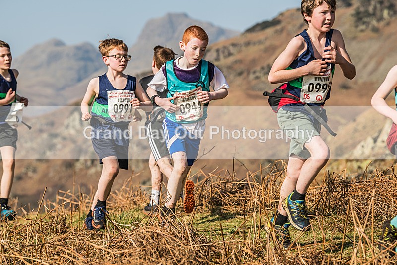 Elterwater-88 - Kendal Winter League Elterwater Under 13 Fell Race Sunday 9th March 2025