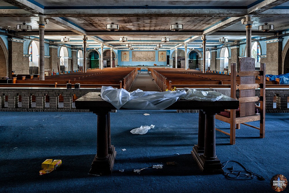 Ascension Church (Philadelphia, PA) | Trashed Lower Church - Ascension of Our Lord Church