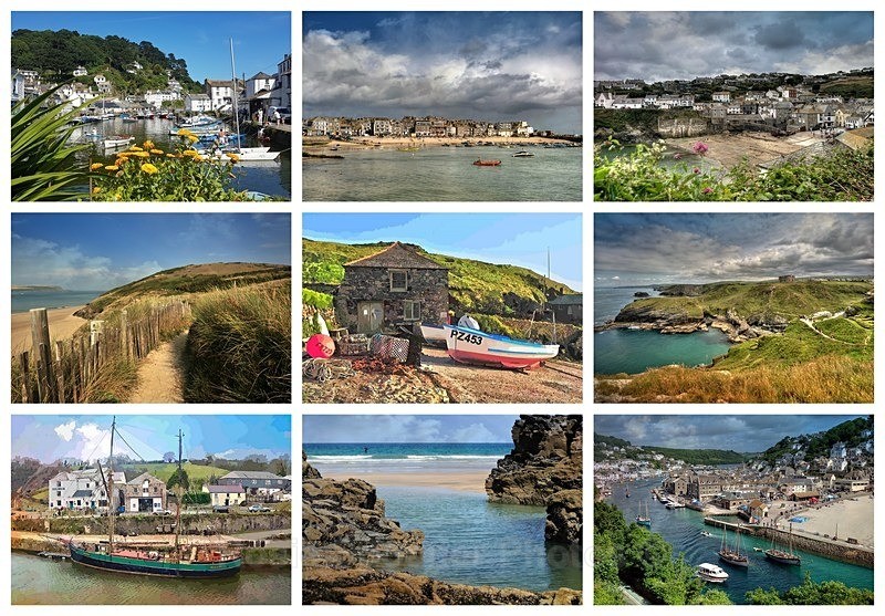 CW16 -  Beautiful Cornwall Views - Greetings Cards - Cornwall  and Devon Misc
