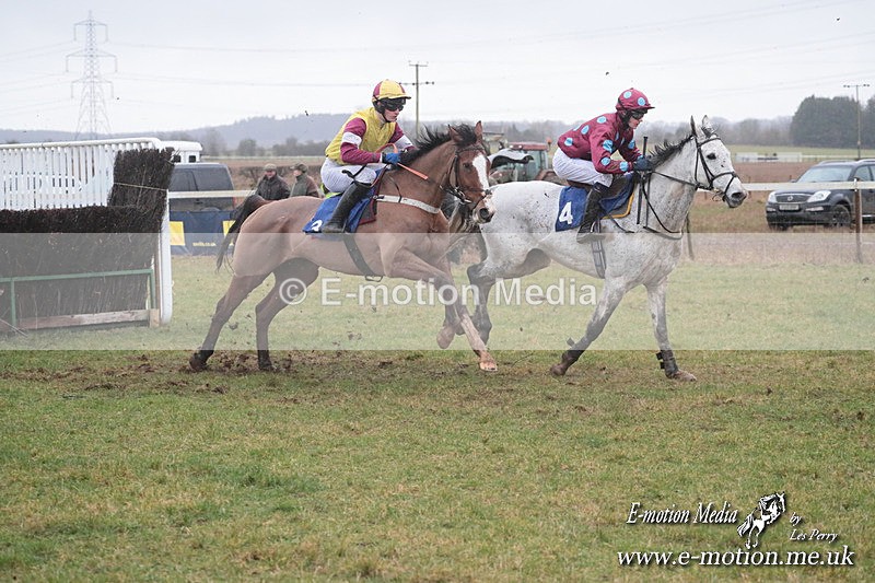 PtP 260125 571 - Cocklebarrow Point-to-Point racing with the Heythrop Hunt 26/01/25