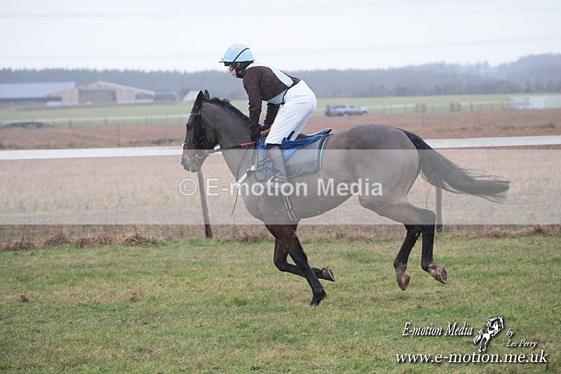 PtP 260125 717 - Cocklebarrow Point-to-Point racing with the Heythrop Hunt 26/01/25