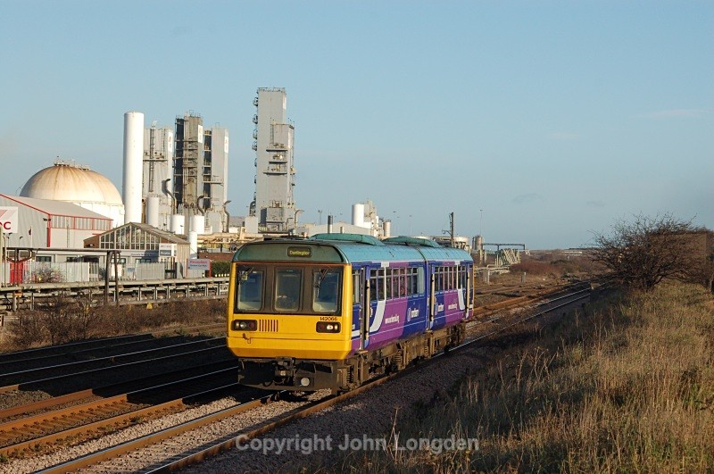 25.11.09 - 142066 Saltburn - Darlington, Shell Junc - Teesside (west to east)