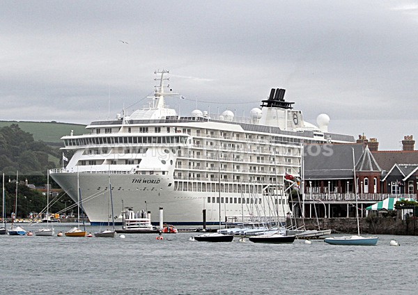 the world cruise ship dartmouth