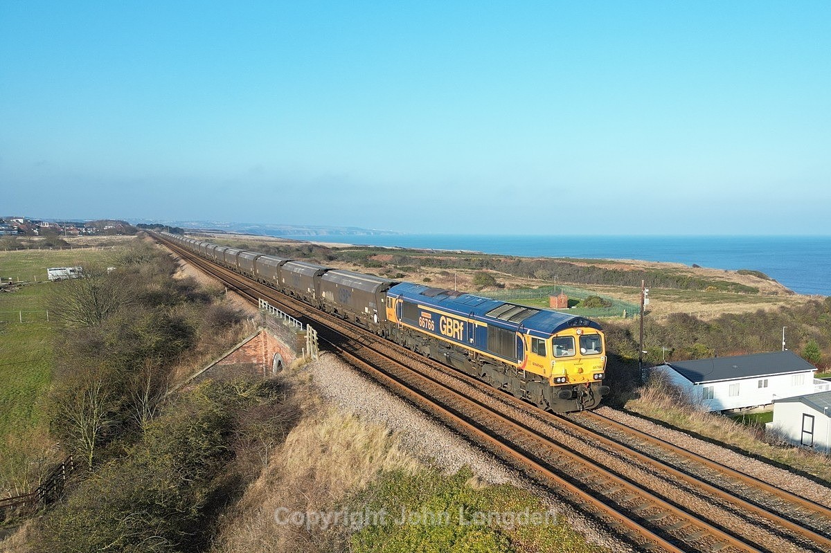 JL - 18.1.25 66766 6H70 Tyne Dock - Drax, Crimdon - Latest shots