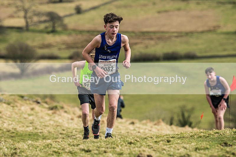 Helm Hill -266 - Kendal Winter League Helm Hill Fell Races (Under 13/15/17 & Seniors) Sunday 16th March 2025