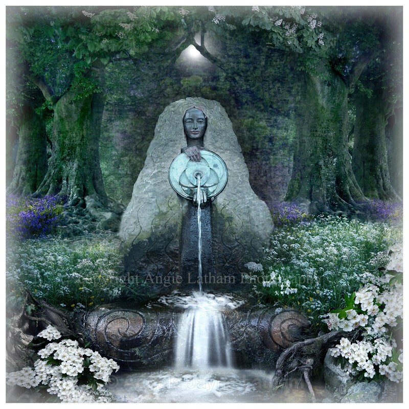 Lady of the Sacred Well - Square Magic & Mystery Prints