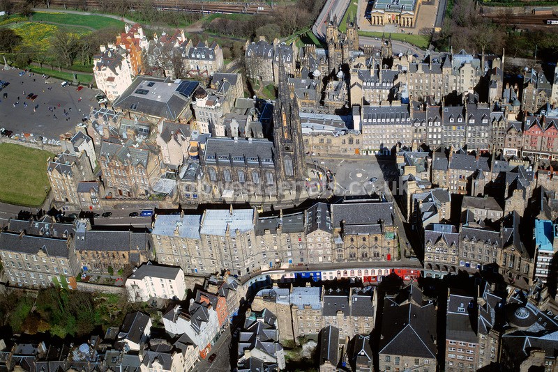 A00288BX2 Castlehill Edinburgh 2002 - Settlements, infrastructure and attractions