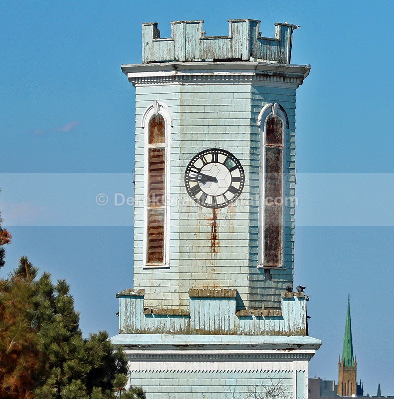 St. George's Anglican Church Clock Tower Saint John New Brunswick - Churches of New Brunswick