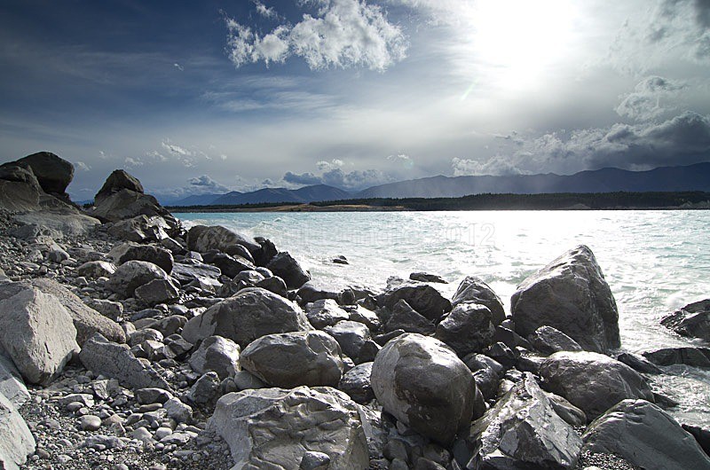 Snow storm Lake Pukaki-3 - New Zealand South Island