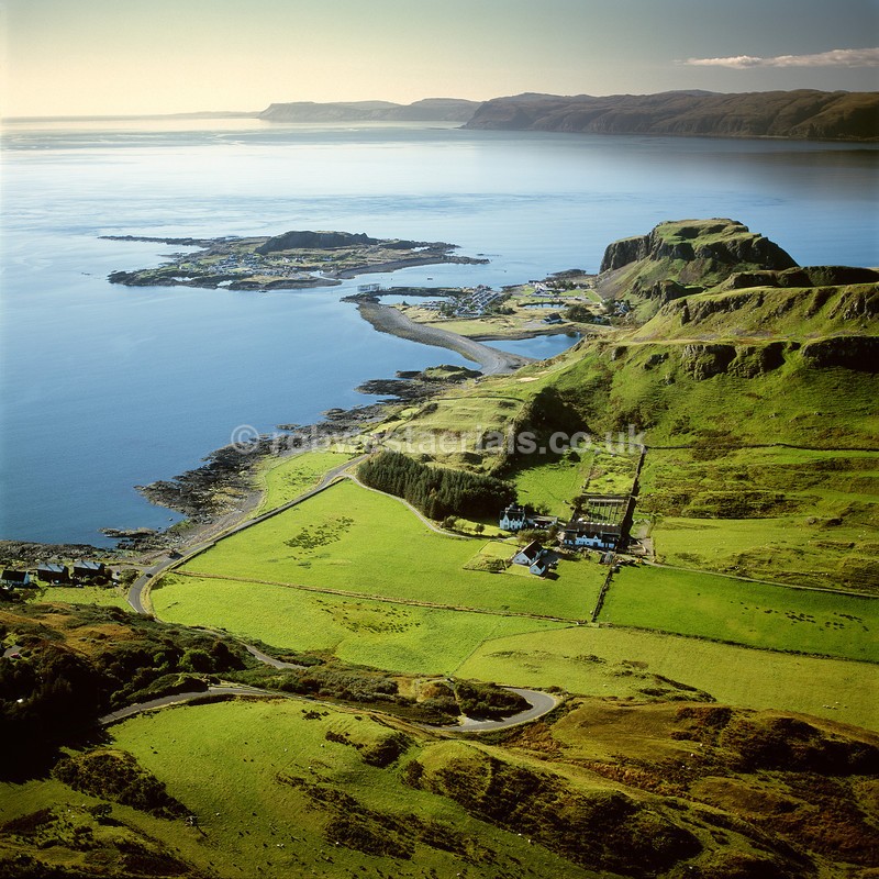 aerial pictures of Scotland west coast Islands of Seil