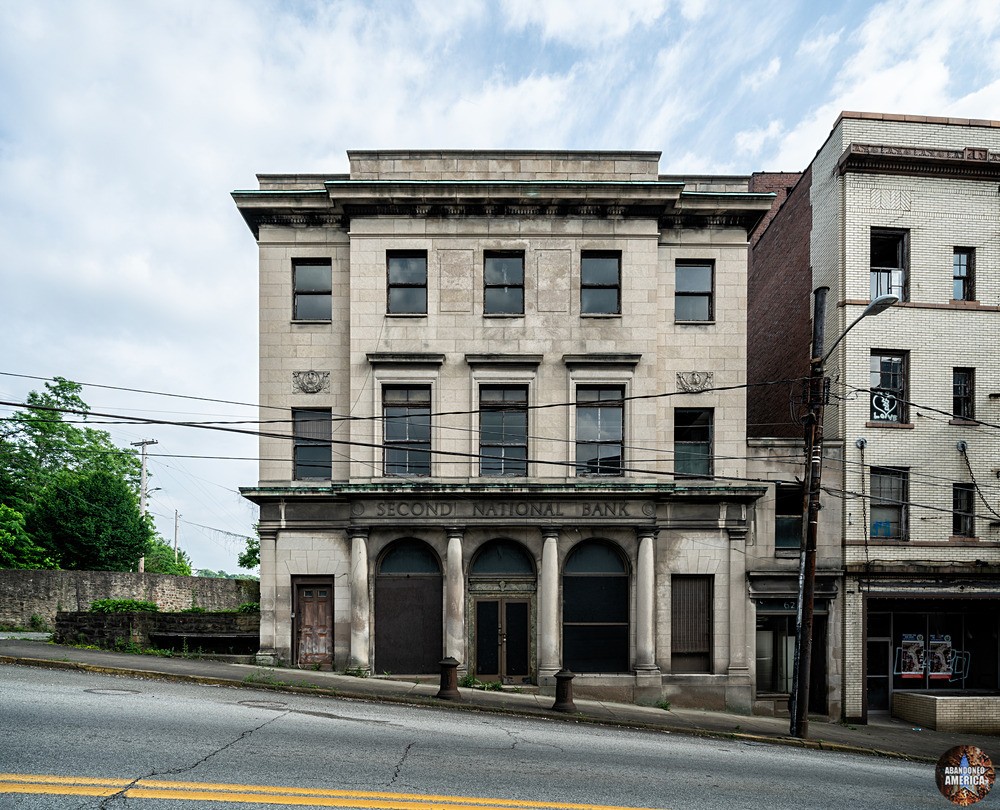 Street View Abandoned Second National Bank, Brownsville, PA