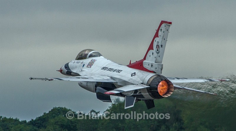 Lockheed Martin F-16C  of the Thunderbirds, American Air Display team - RAF Fairford RIAT 2009 - 2014 Airshows