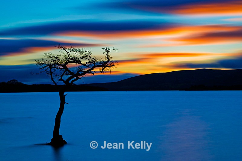Sunset over Loch Lomond at Milarrochy Bay, Scotland - 1375 - Scotland