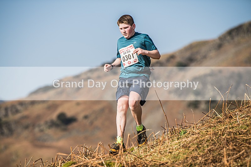 Elterwater-366 - Kendal Winter League Elterwater Under 15/17 Fell Races Sunday 9th March 2025