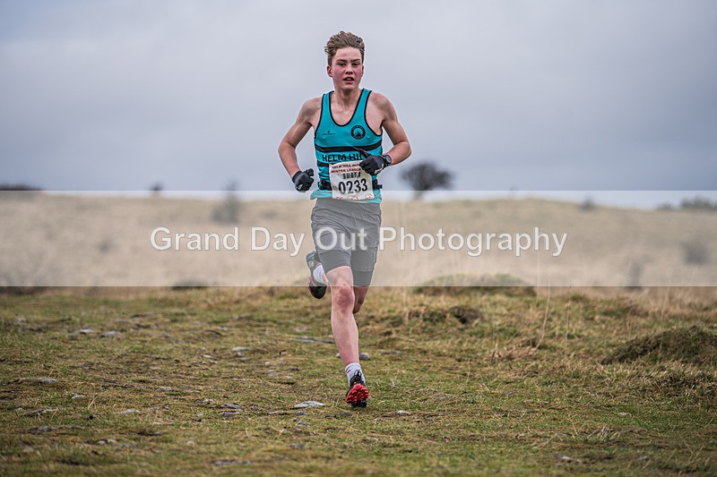 Cunswick U15  U17-134 - Kendal Winter League Cunswick Scar Junior Under 15 & 17 Fell Races Sunday 26th January 2025