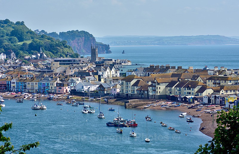Back Beach view and Teignmouth