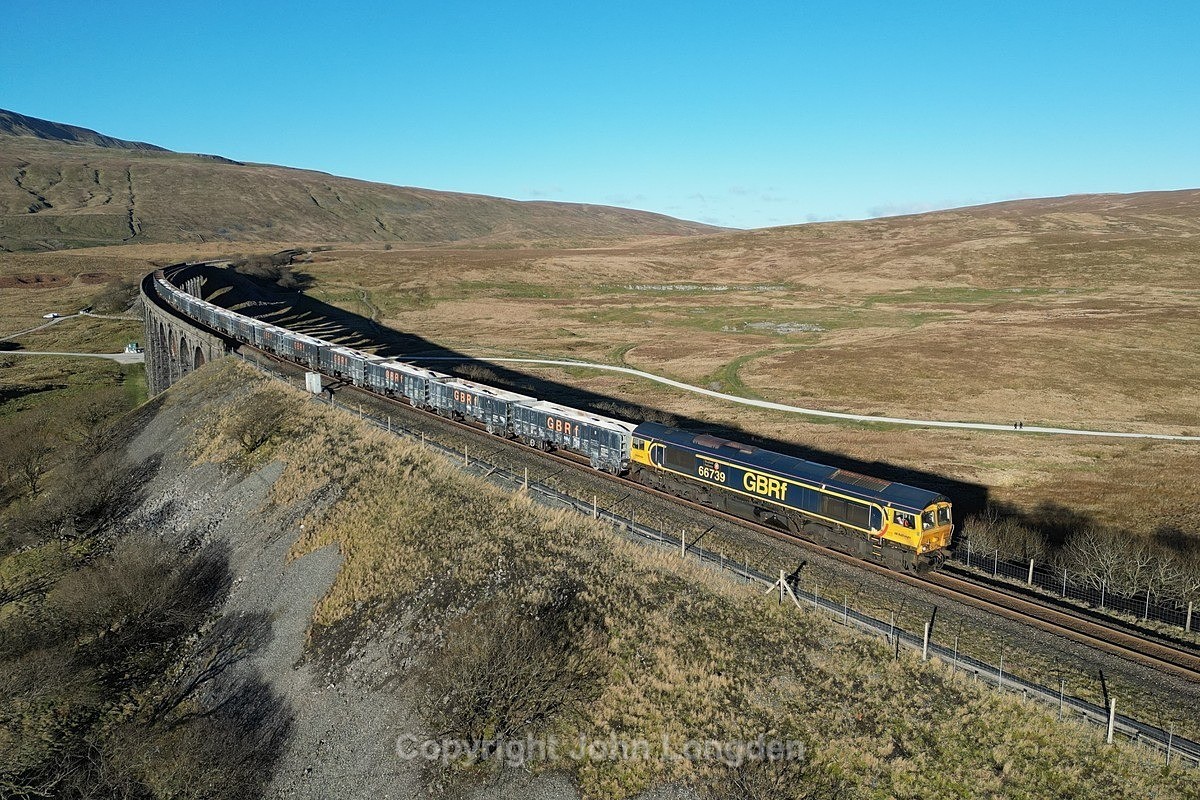 JL - 15.1.24 66739 6F69 Ribblehead VQ - Tuebrook, Ribblehead - Ribblehead