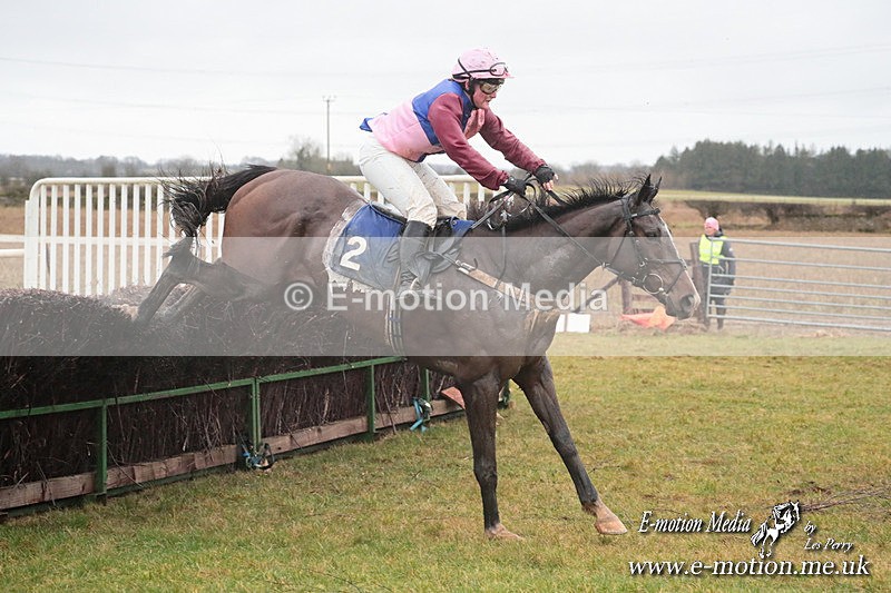 PtP 260125 360 - Cocklebarrow Point-to-Point racing with the Heythrop Hunt 26/01/25