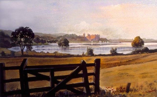 Linlithgow Loch in summer - Original Work FOR SALE