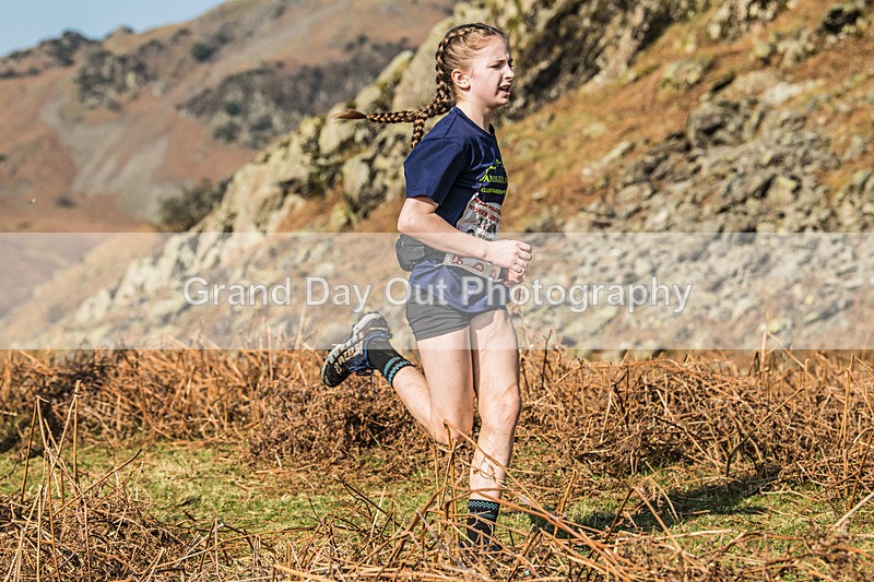 Elterwater-130 - Kendal Winter League Elterwater Under 13 Fell Race Sunday 9th March 2025