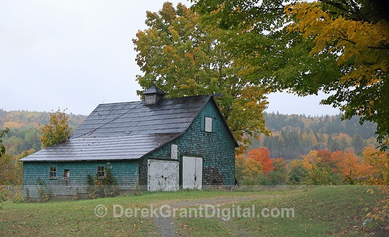 Vintage Saltbox barn New Brunswick Canada