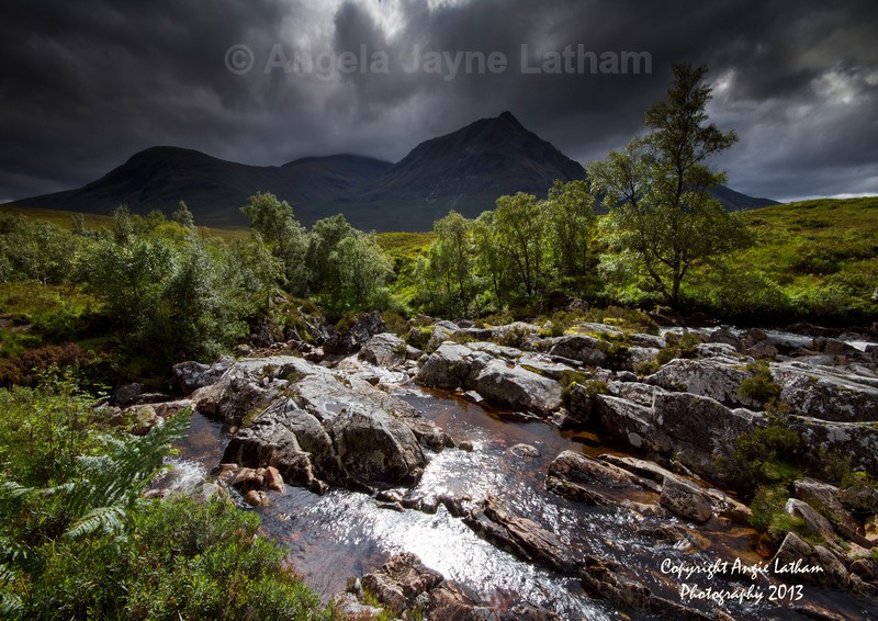 Sunburst on Rannoch Moor - Highlands of Scotland