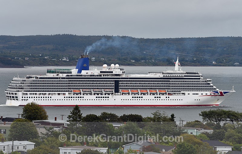 Arcadia P&O Cruise Ships Saint John Harbor New Brunswick Canada - Cruise Ships