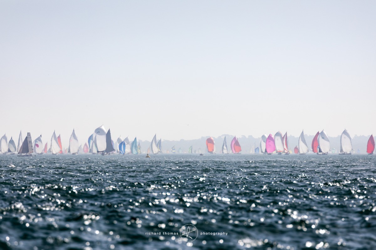 Sailing through the haze - Boats