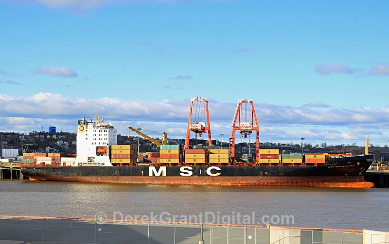 MSC Maria Laura container ship @ Port of Saint John NB Canada - Boats