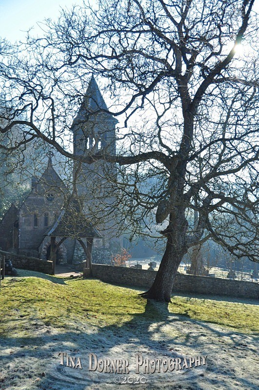 St. Margarets Church, Welsh Bicknor. Winter Landscape portfolio by Tina Dorner Photography,  Forest of Dean and Wye Valley, Gloucestershire