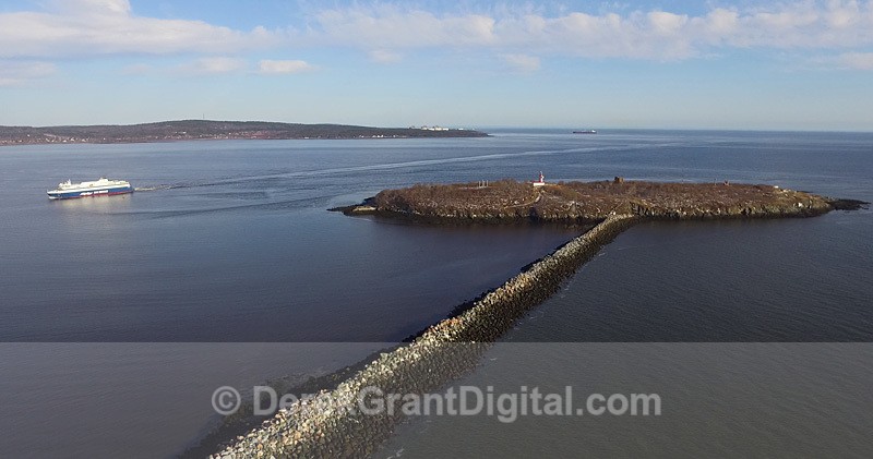 Fundy Rose passing by Partridge Island - Partridge Island National Historic Site