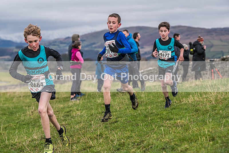 Cunswick U13-89 - Kendal Winter League Cunswick Scar Junior Under 13 Fell Race Sunday 26th January 2025