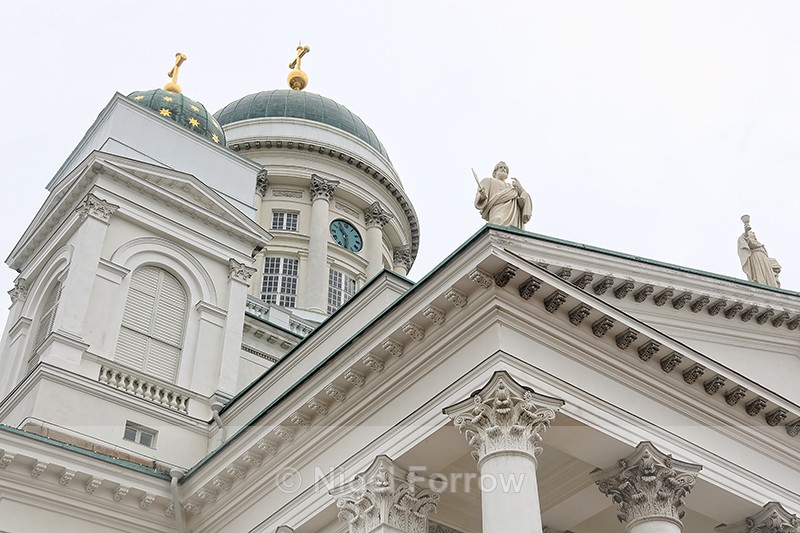 Helsinki Cathedral dome from below, Finland - Helsinki, Finland