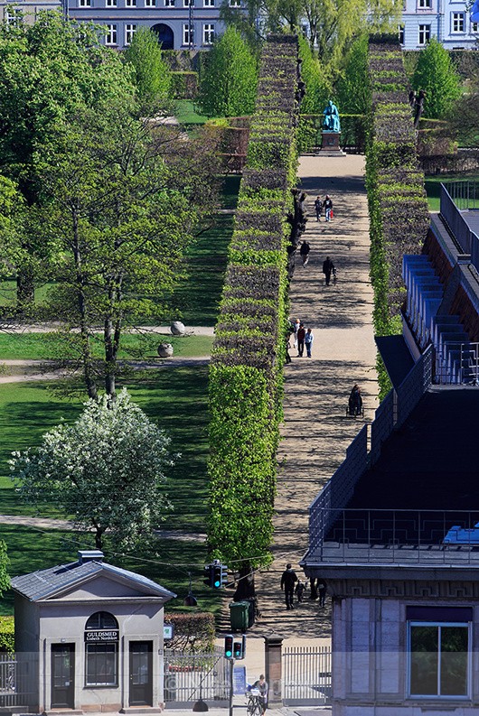 View of Kongens Have from Rundetårn (Round Tower) Copenhagen - Copenhagen, Denmark