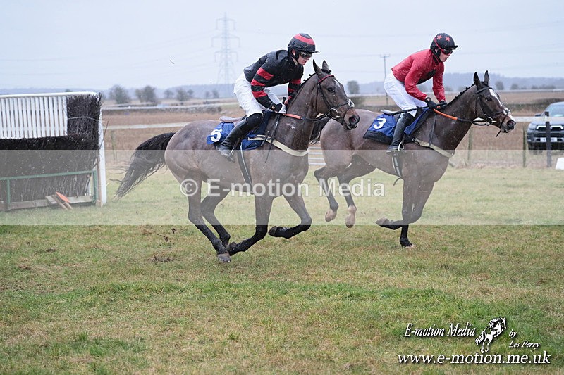 PtP 260125 50 - Cocklebarrow Point-to-Point racing with the Heythrop Hunt 26/01/25