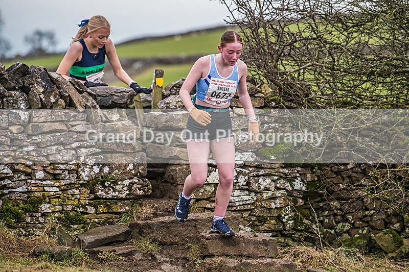 Cunswick U15  U17-37 - Kendal Winter League Cunswick Scar Junior Under 15 & 17 Fell Races Sunday 26th January 2025