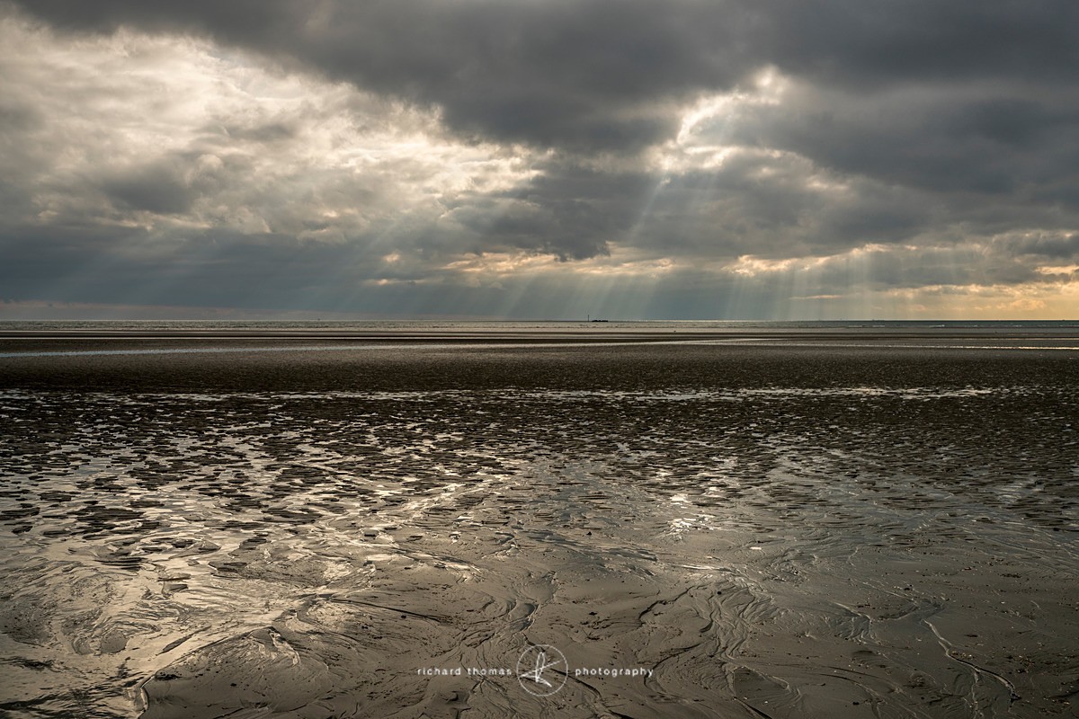 Beach at West Wittering at low tide