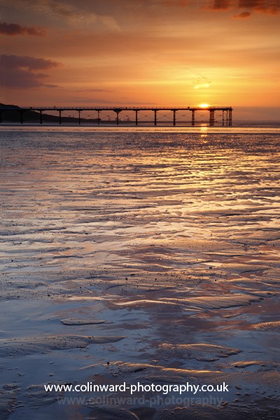 Saltburn sunset Ref 0434mk2 - North Yorkshire and Cleveland