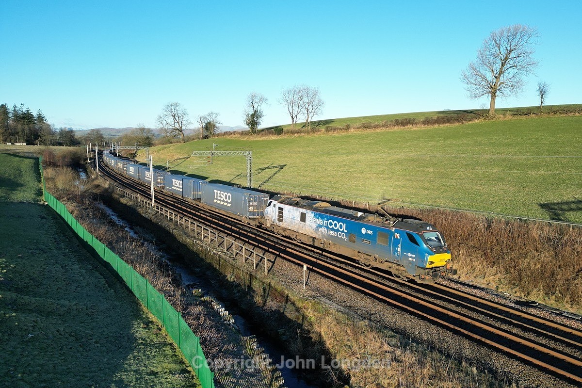 JL - 15.1.24 88010 4S43 Daventry - Mossend, Lambrigg - West Coast Main Line (north to south)