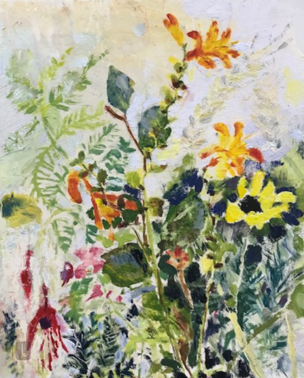 Fuschia and Mombretia - Summer Light