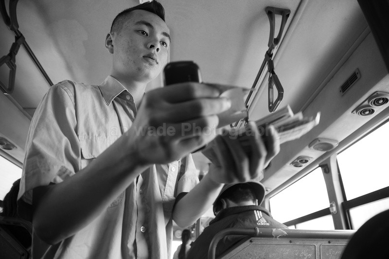 Vietnamese Street life - Vietnamese Street life in black and white