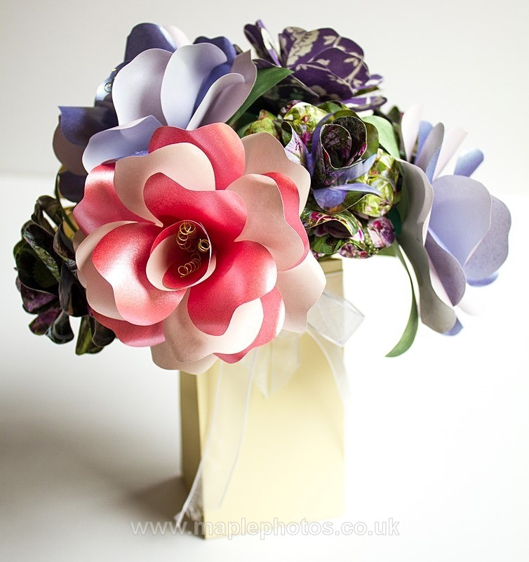 Paper Boxed Bouquet - Commercial Photography and Photographic Services