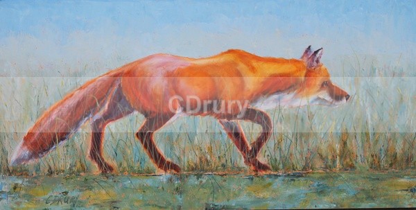 Fox on the Move - Alchemy Artist Coop